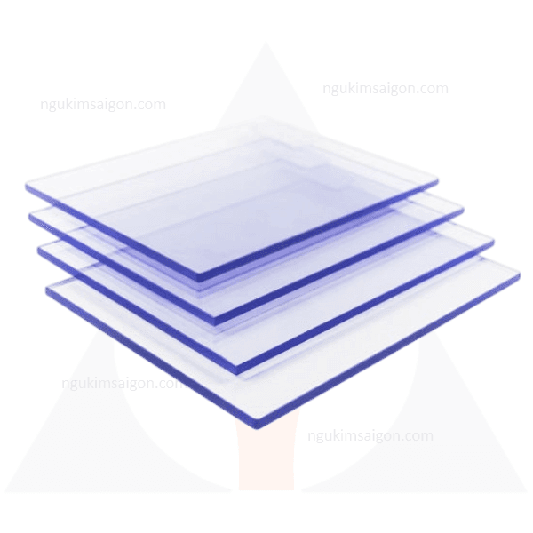 Nhựa PMMA (Acrylic) 105x310x185 - Tấm 1 Nhựa PVC không màu