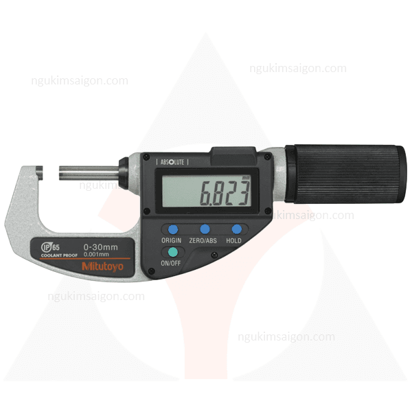 Panme Điện Tử Đo Ngoài Đo Nhanh Đo Giấy Mitutoyo, 0-15mm, 0,5-2,5N, 227-201-20 1 Panme Điện Tử Đo Ngoài