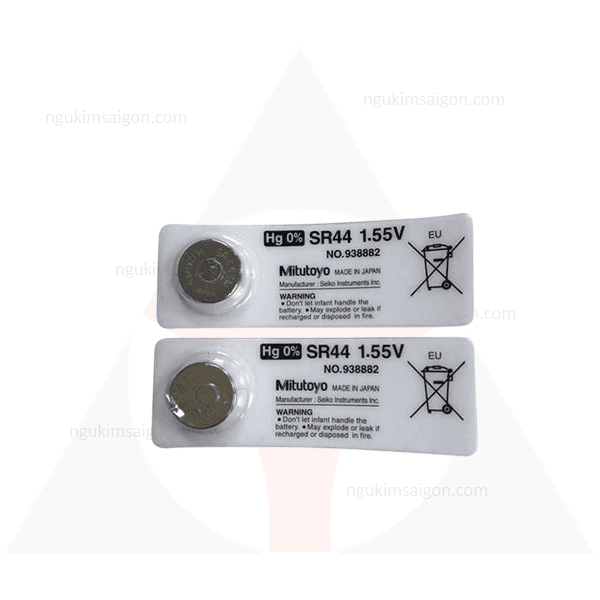 Pin điện tử Battery SR44 1.5V Mitutoyo, 938882 1 Pin điện tử Battery