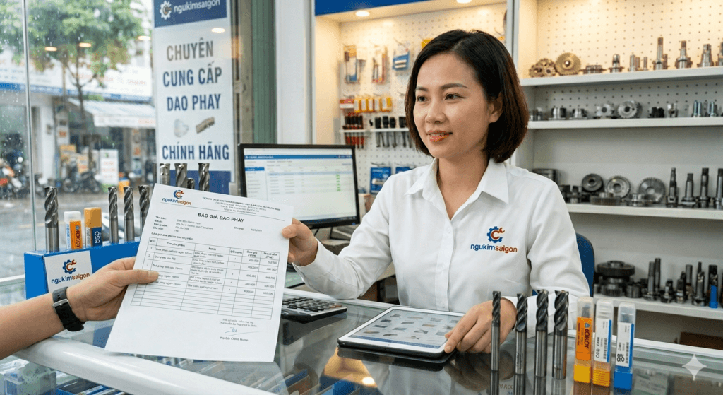 Báo giá dao phay CNC mới nhất & cách chọn đúng 1 Báo giá dao phay CNC mới nhất & cách chọn đúng