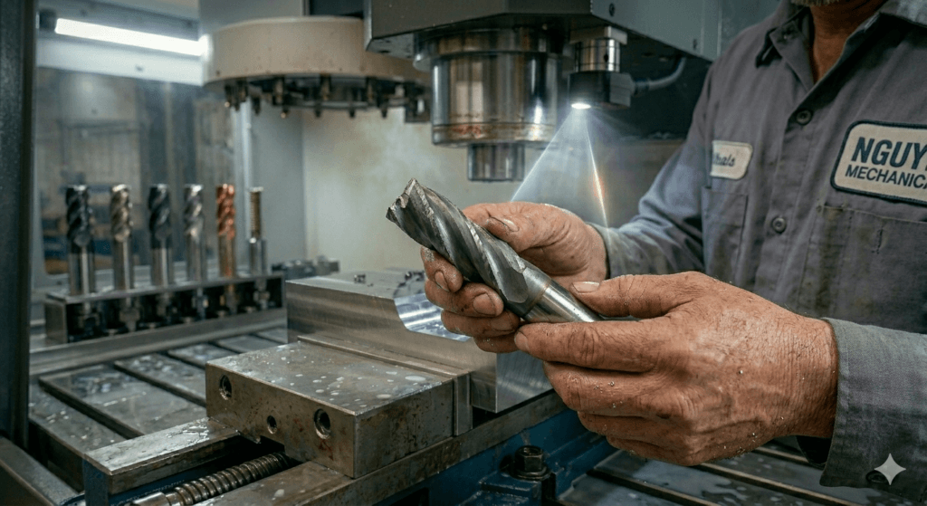 Cách giảm mòn dao phay CNC