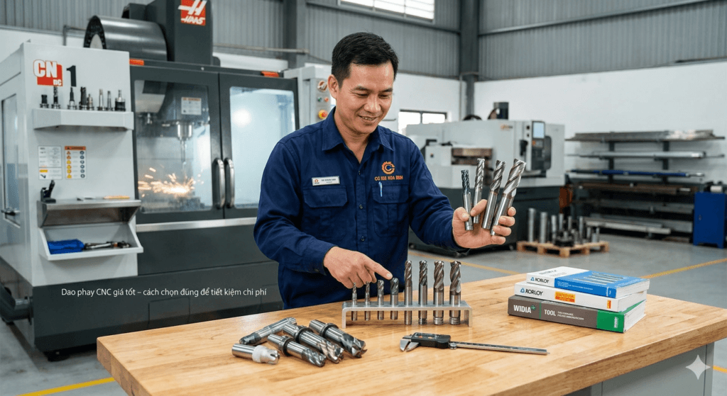 Dao phay CNC giá tốt – cách chọn đúng để tiết kiệm chi phí 1 Dao phay CNC giá tốt – cách chọn đúng để tiết kiệm chi phí