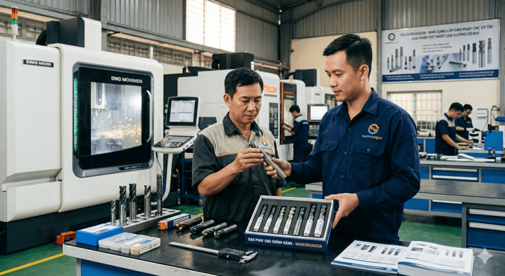 Nhà cung cấp dao phay CNC uy tín – giải pháp cho xưởng